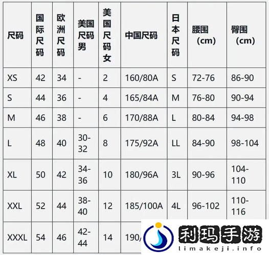 新探索欧美尺码日本尺码专线美国的时尚之旅